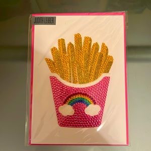 Papyrus Judith Leiber French Fries Birthday Card